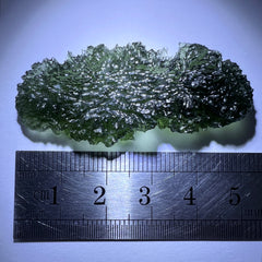 11.49g Investment Grade Moldavite - Nesmen Les.