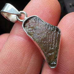 Moldavite Silver pendant, 2.78