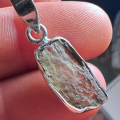 Moldavite Silver pendant, 2.29