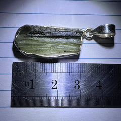 Moldavite Silver pendant, 4.96g