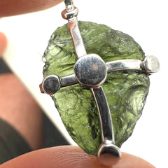 Moldavite pendant