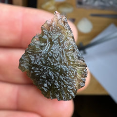 7.66g Moldavite, Nesmen Les