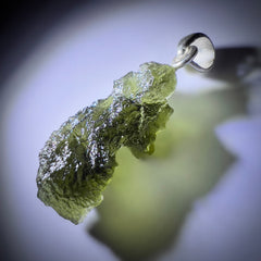 3.01g Moldavite Silver Pendant