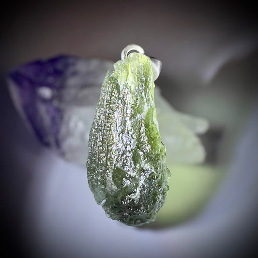 3.29g Moldavite Pendant