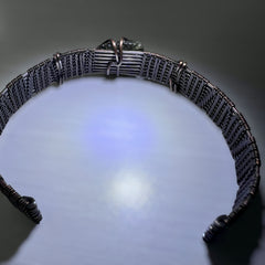 1.1g Moldavite and Copper Bracelet