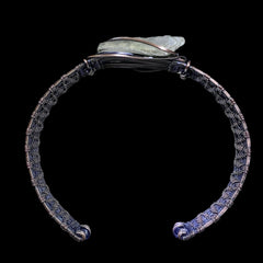 Moldavite & LDG Copper Bracelet.