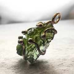 Moldavite & Silver Pendant 2.45g