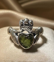 Claddagh Silver Ring (Size K, 5-1/4)