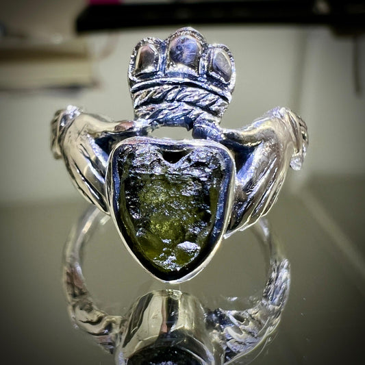 Claddagh Silver Ring (Size 7)