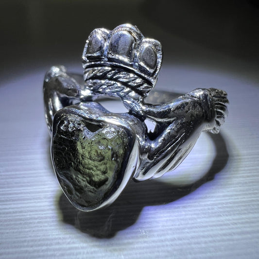 Claddagh Silver Ring (Size 7)
