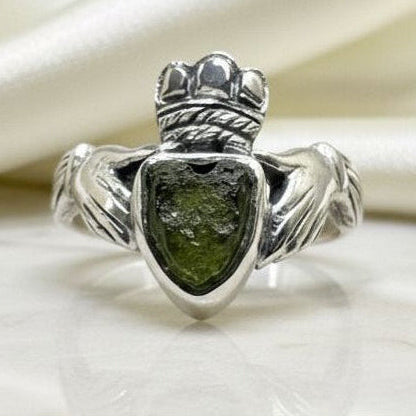 Claddagh Silver Ring (Size 6)