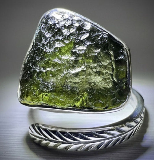 Spiral Silver Ring - Open Size 7 (O)