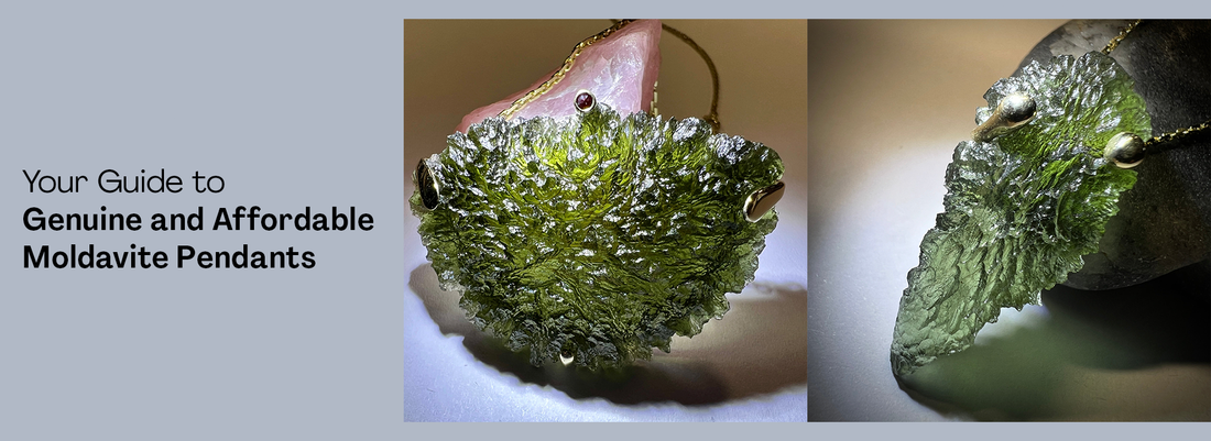 authentic moldavite pendant