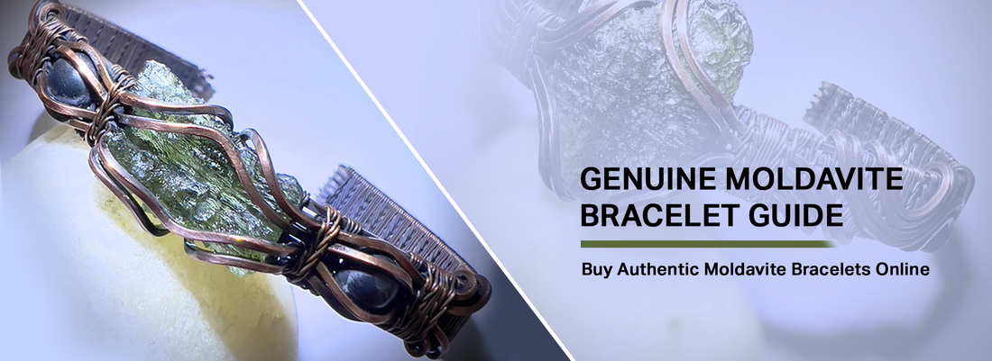  genuine Moldavite bracelet