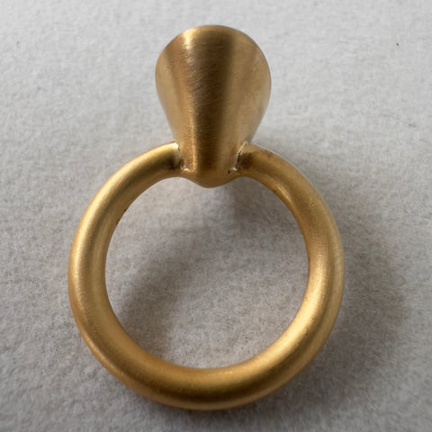 Gold Plated Sterling Silver Ring | Size 7 (O) | Chlum