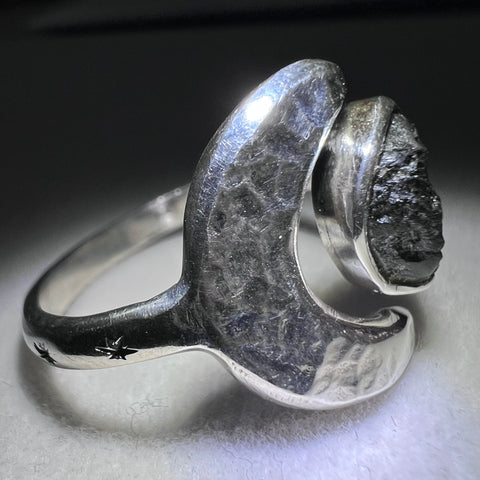 Moldavite Moon Jewellery Bundle – Bracelet & Ring