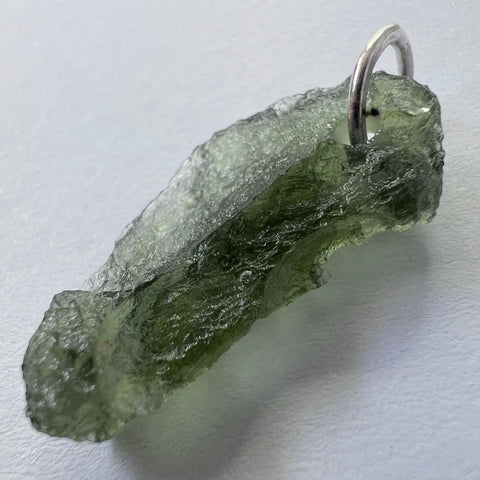 Sterling Silver Moldavite Pendant | 1.92g | Chlum