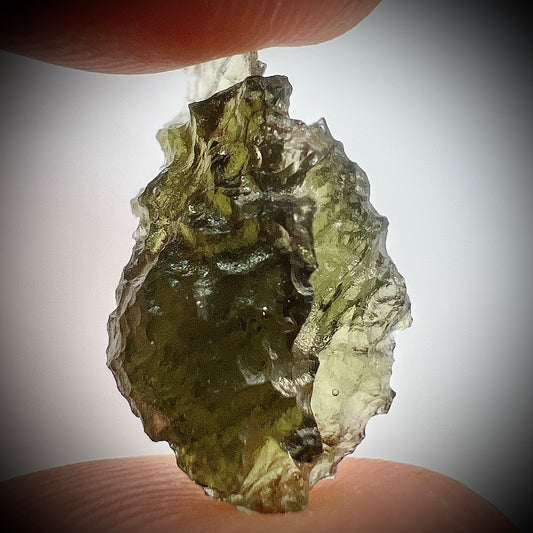 Moldavite stone specimen