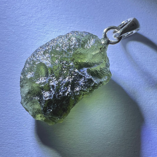 1.98g Moldavite Silver Pendant