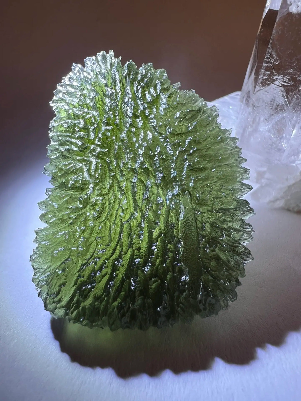 Moldavite stone specimen