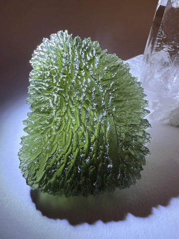 Moldavite stone specimen