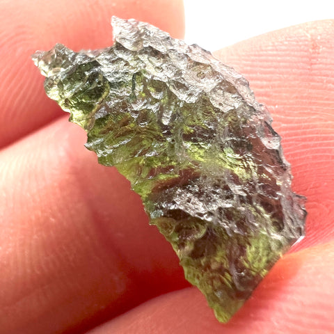 Raw moldavite | 1.17g | Marouskovo Pole