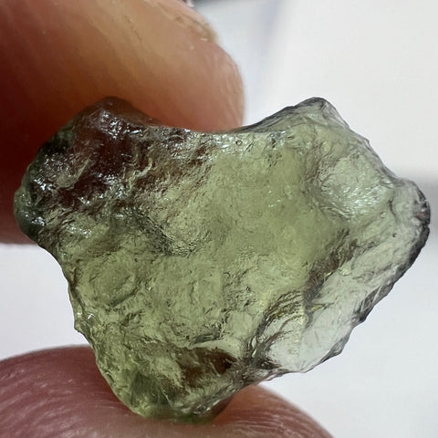 0.49g Moldavite Heart Locket 20mm