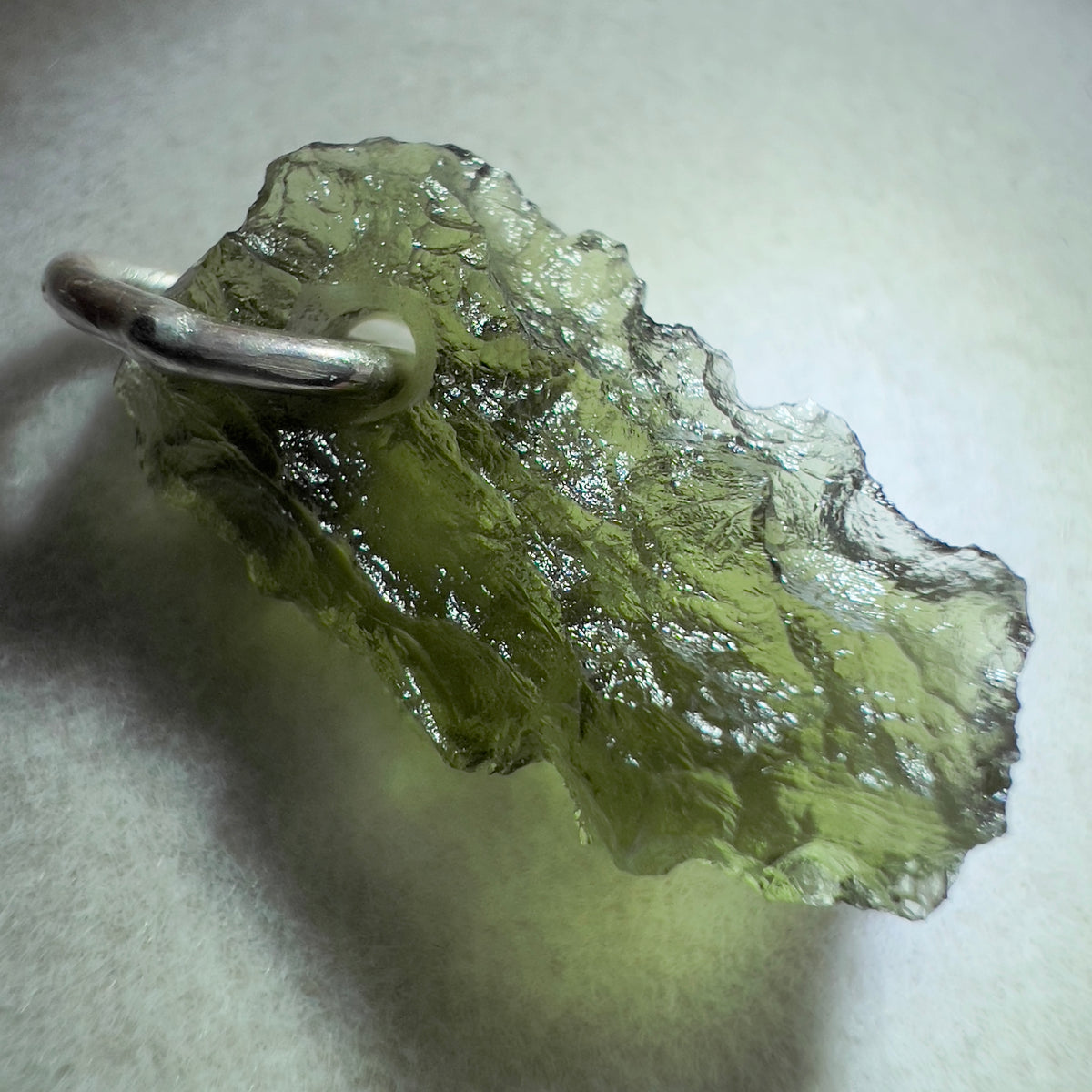 Moldavite Pendant | 1.33g | Chlum
