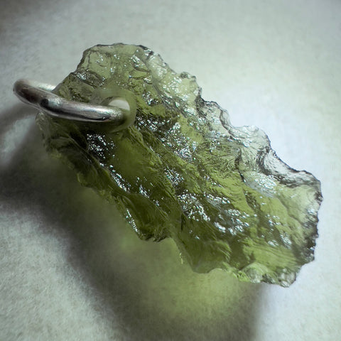 Moldavite Pendant | 1.33g | Chlum