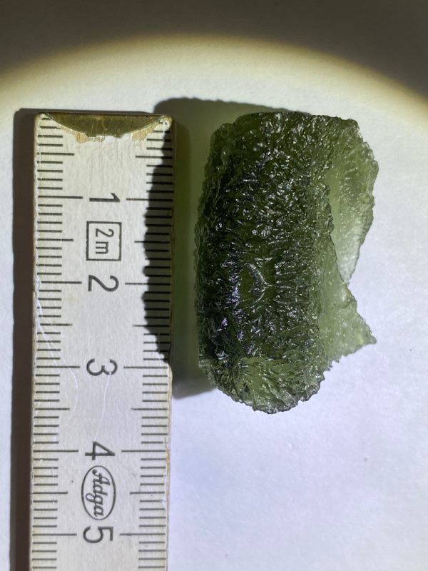 8.9g Moldavite, beautiful texture & colour