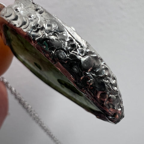 Moldavite Necklace 3.8g Chlum