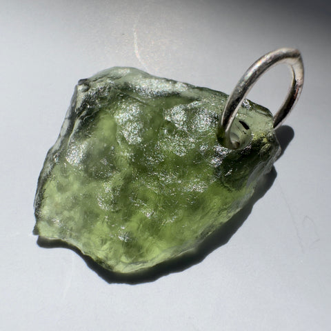 Sterling Silver Moldavite Pendant | 1.1g | Vrabce