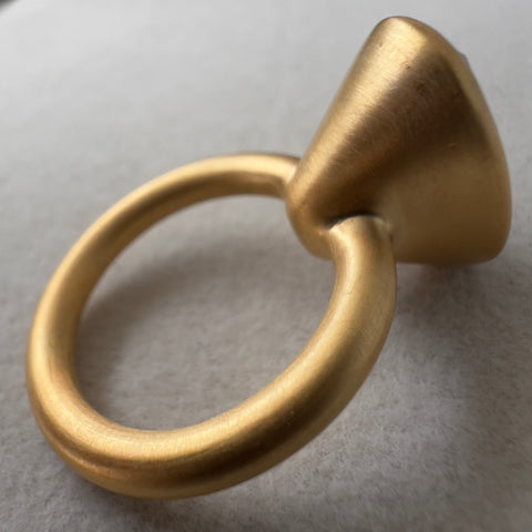 Gold Plated Sterling Silver Ring | Size 7 (O) | Chlum