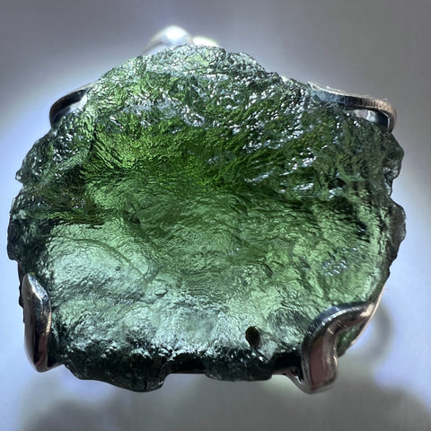 6.07g Moldavite Silver pendant