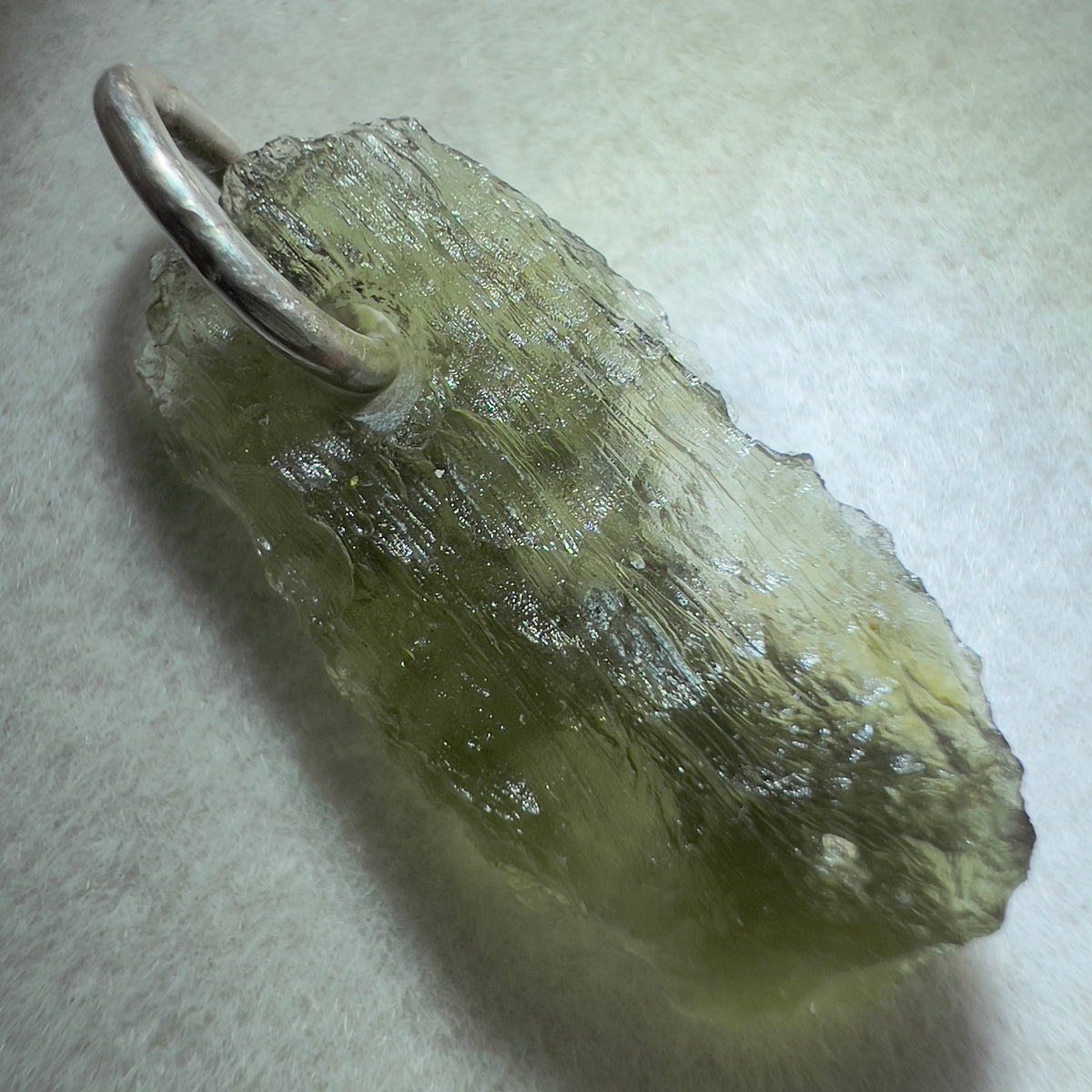 Moldavite Pendant | 1.2g | Chlum