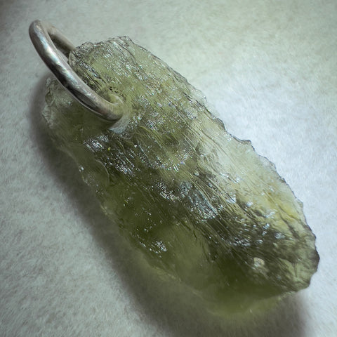 Moldavite Pendant | 1.2g | Chlum