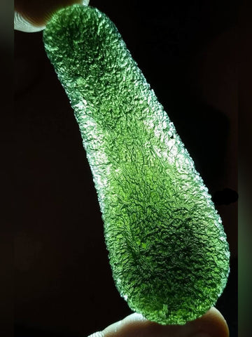 32g Angel Chime Moldavite - Marouskovo Pole