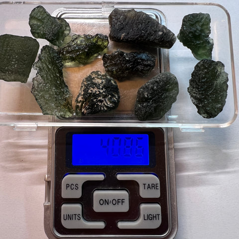 Wholesale Moldavite Lot I 40.86g I Mixed Localities