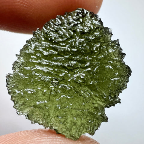 Moldavite with Rare Inner Bubble I 4.58g I Maly Chlum Kraj