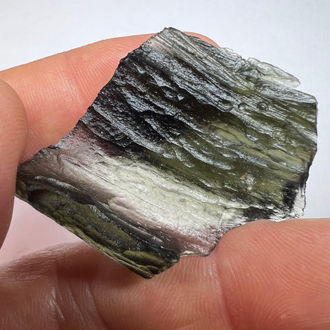 13.15g Angel Chime Moldavite - Marouskovo Pole