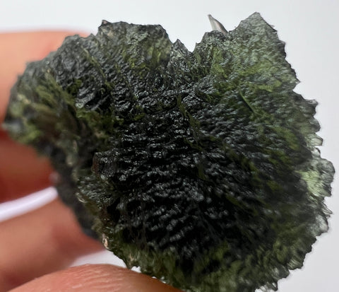 Huge Natural Moldavite | 33.47g | Chrastany
