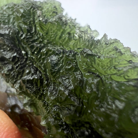 Huge Natural Moldavite | 33.47g | Chrastany