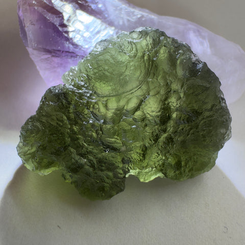 Raw Moldavite | 10.72g | Marouskovo Pole
