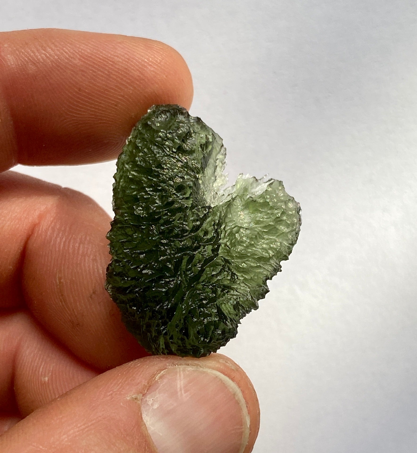 11.1g Moldavite, Nesmen