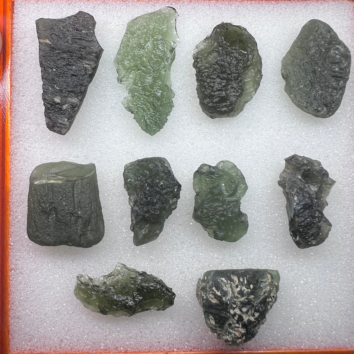 Wholesale Moldavite Lot I 40.86g I Mixed Localities