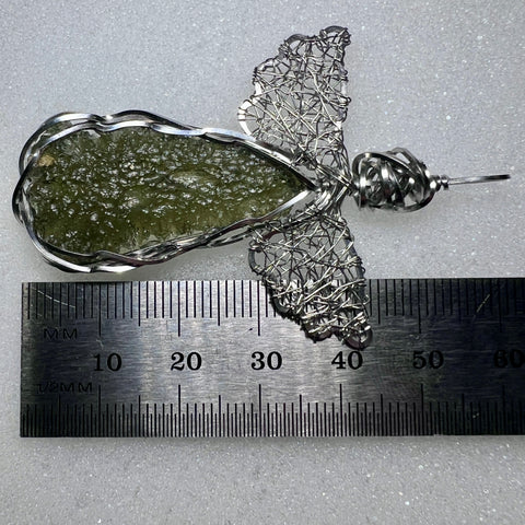 Moldavite Angel Pendant I 2.96g I Marouskovo Pole