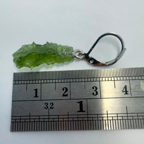 Moldavite Earrings | 3.08g | Chlum