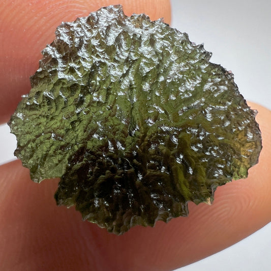 Moldavite with Rare Inner Bubble I 4.58g I Maly Chlum Kraj