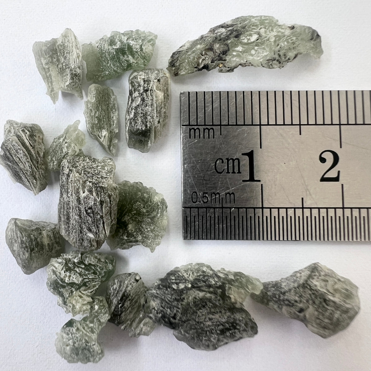 'Frosty' Moldavite Wholesale Lot | 5g | Bartochov
