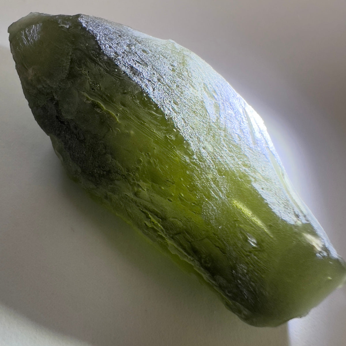 "Frosty" Moldavite | 13.38g | Nesmen Zahrada